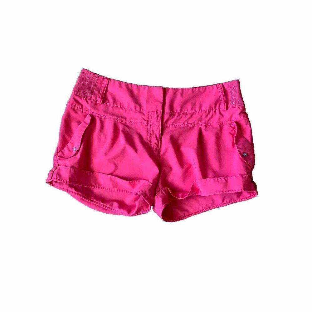 Adidas Climalite Womens 8 Pink Golf Shorts Pockets Belt Loops 3” Inseam